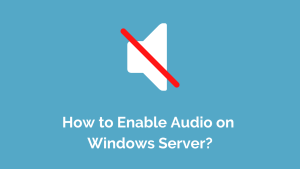 Enable Audio on Windows Server