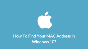 Find Your MAC Address in Windows