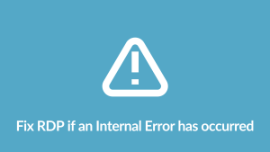 Internal Error has occurred